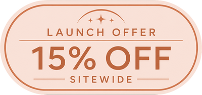 Launch offer: 15% off sitewide