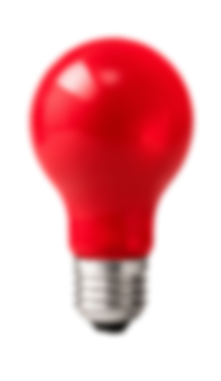 Standard red light bulb